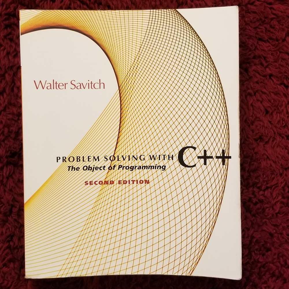Savitch Problem Solving with C++ Book Second Edition